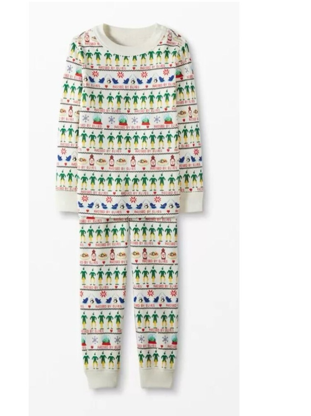 Hanna Anderson ELF Christmas Pajama Set